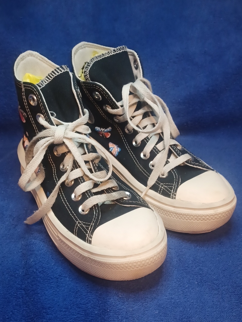 Womens Converse Platform Butterfly